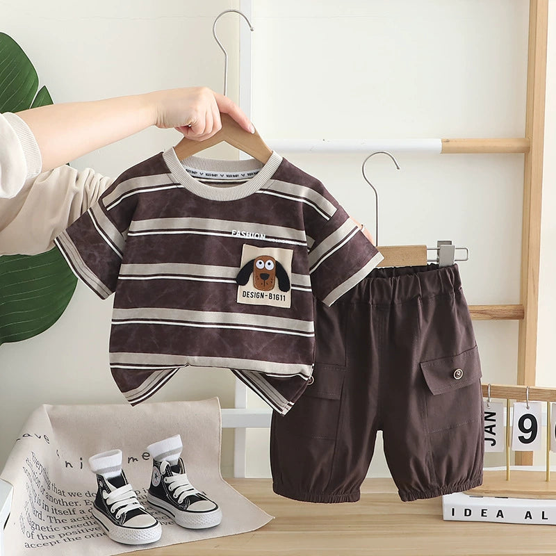 Conjunto Infantil Lístras Cachorrinho