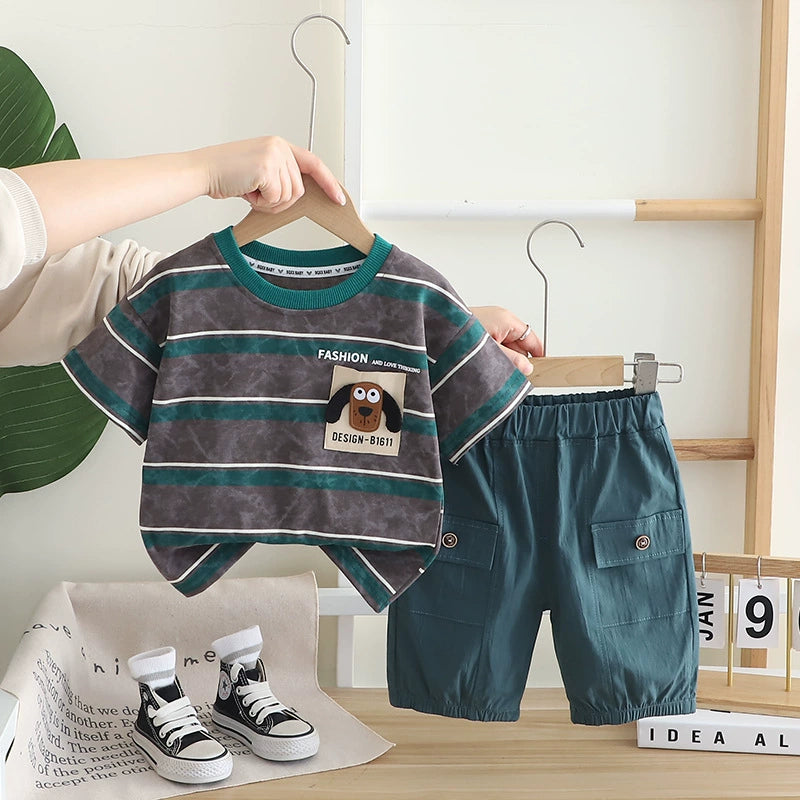 Conjunto Infantil Lístras Cachorrinho