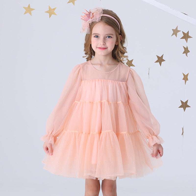 Vestido Infantil Tule Camadas