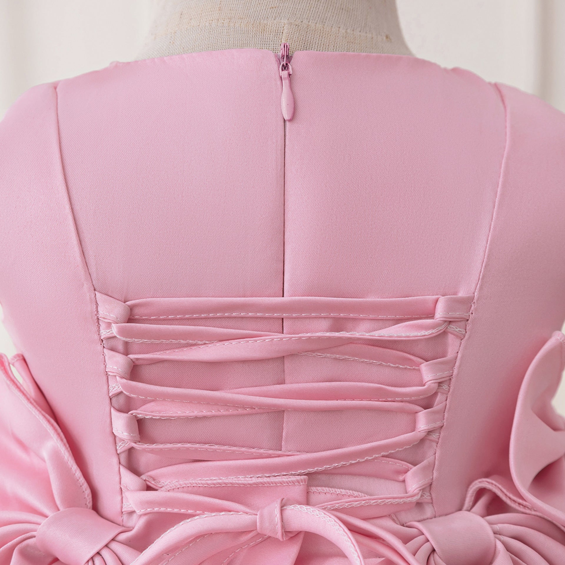 Vestido De Festa Infantil Laços Costa Trançadinha