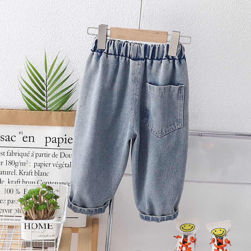 Calça Infantil Jeans Letrinhas