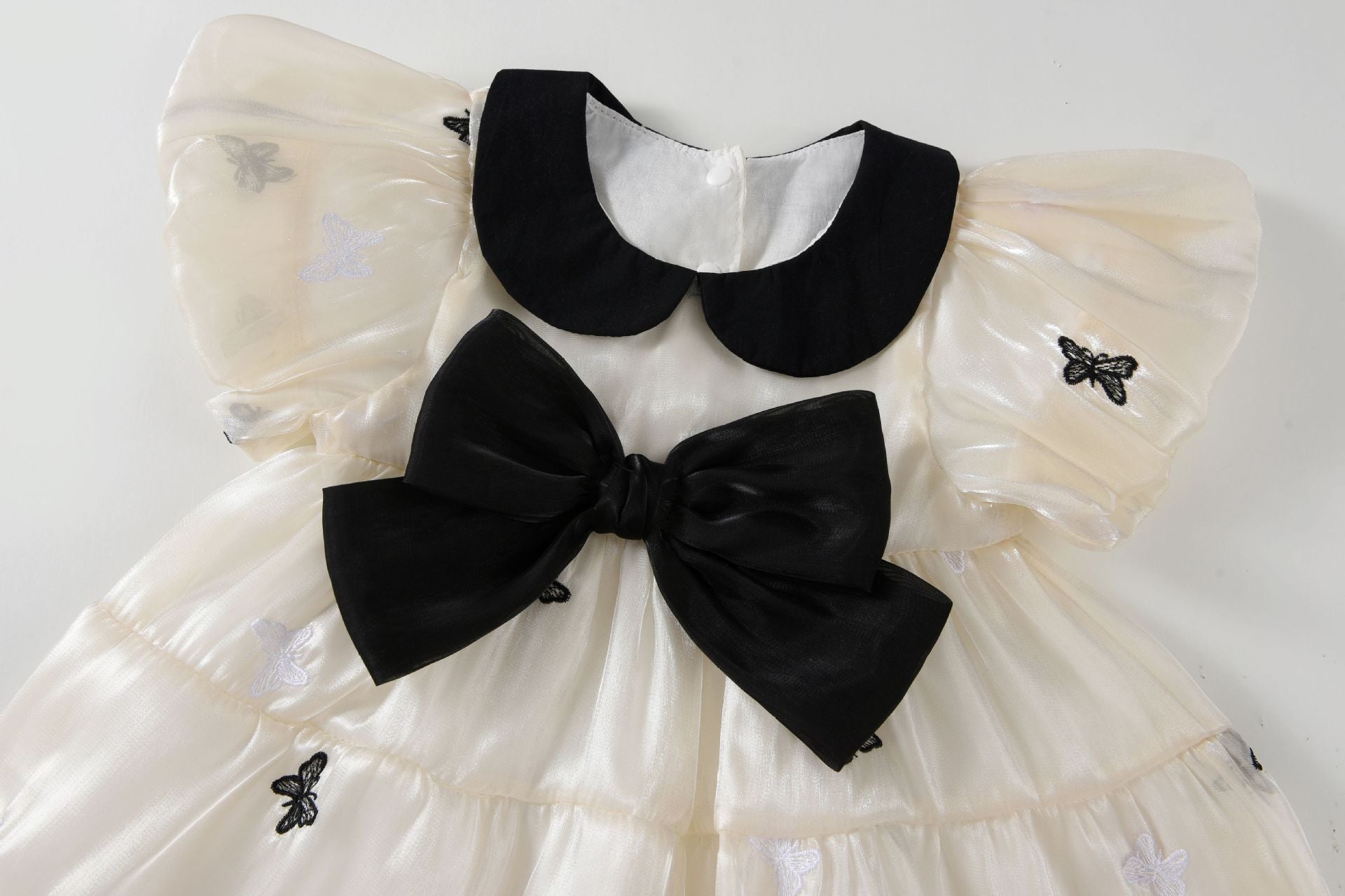 Vestido Infantil Borboletinhas + Chapéu