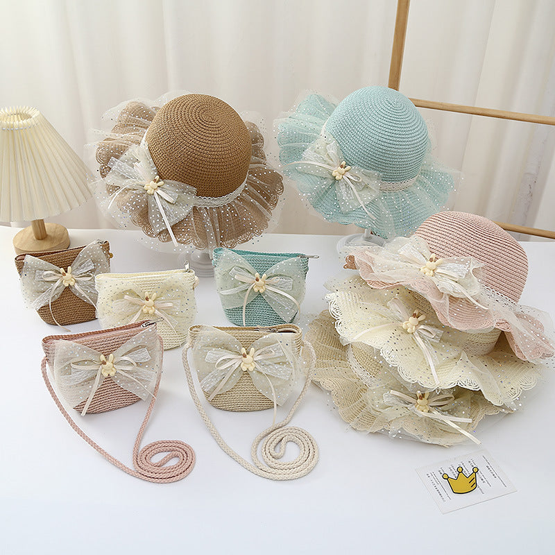 Chapéu Infantil + Bolsa Coelhinho Lacinho