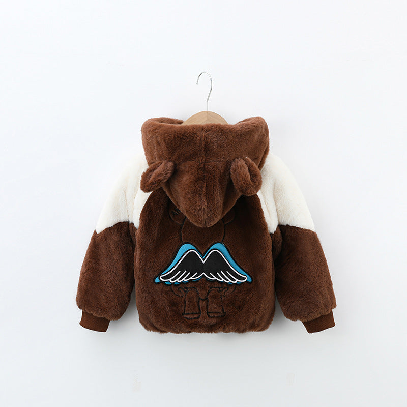 Casaco Infantil Plush Lã Asinha