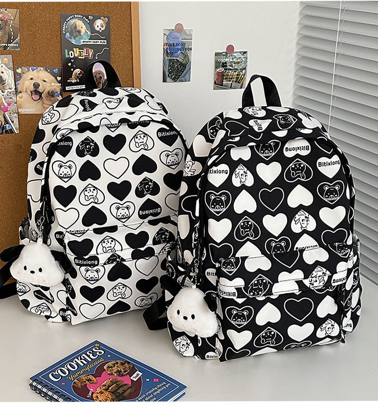 Mochila Infantil Coraçõeszinhos