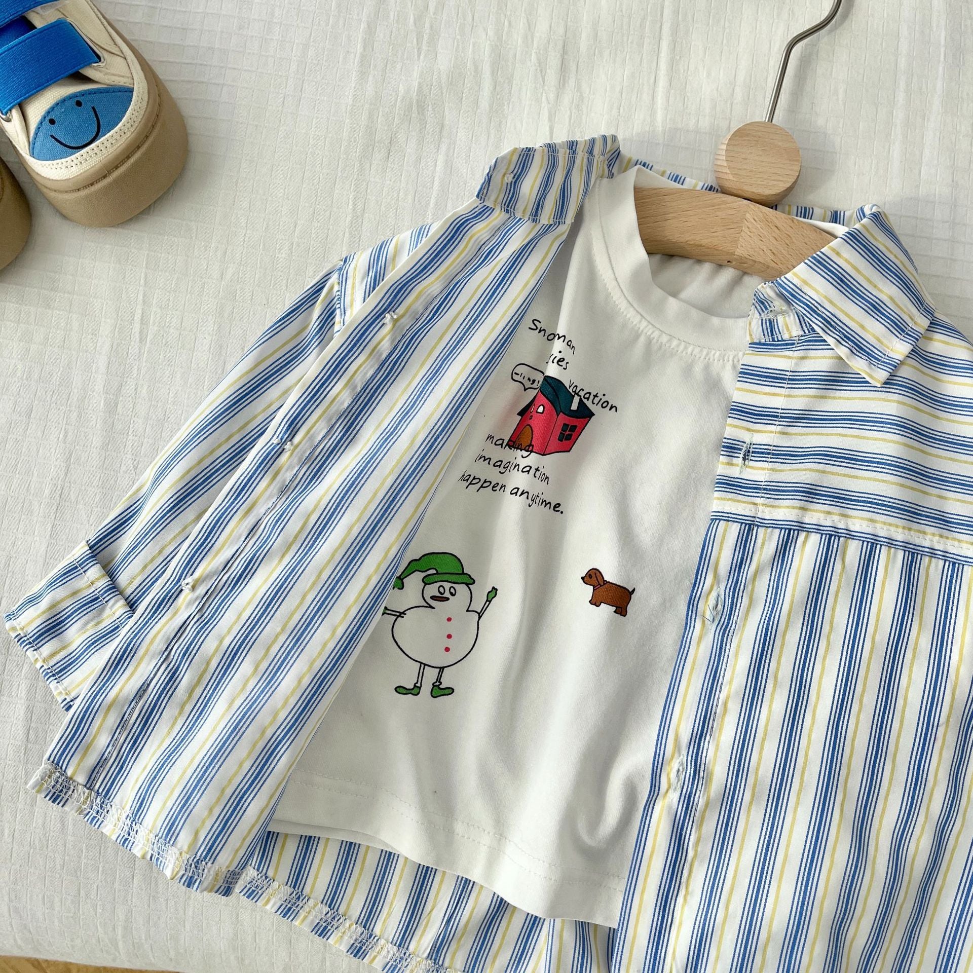 Camisa Infantil Masculino Lístras