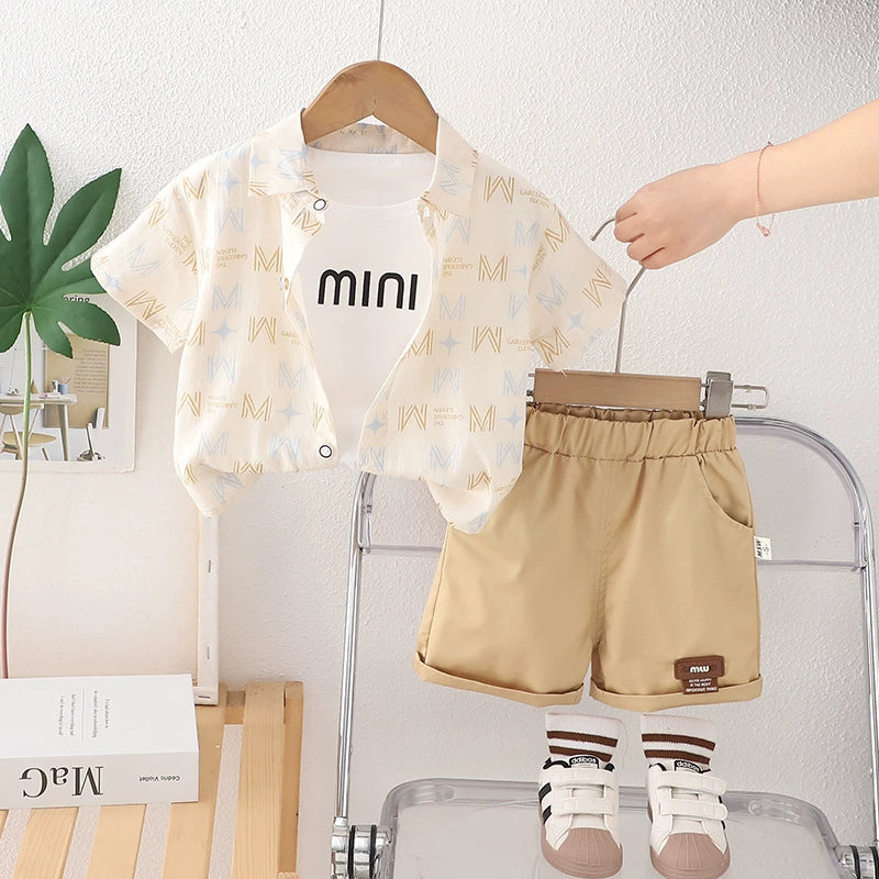 Conjunto Infantil Masculino M Verão