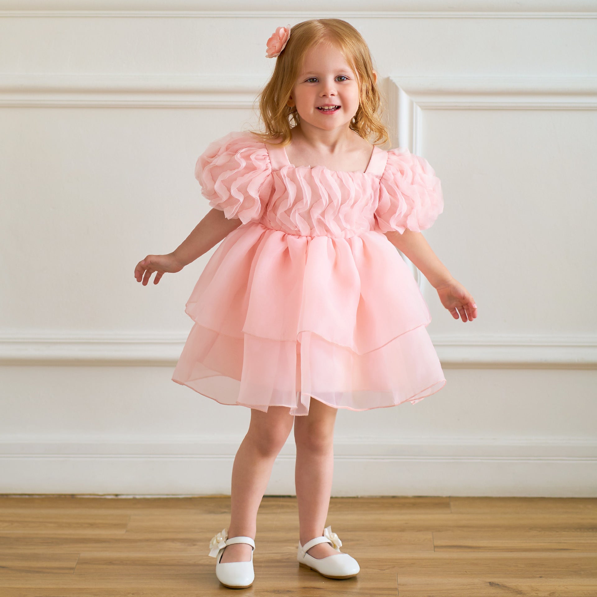 Vestido Infantil Tule Bufante