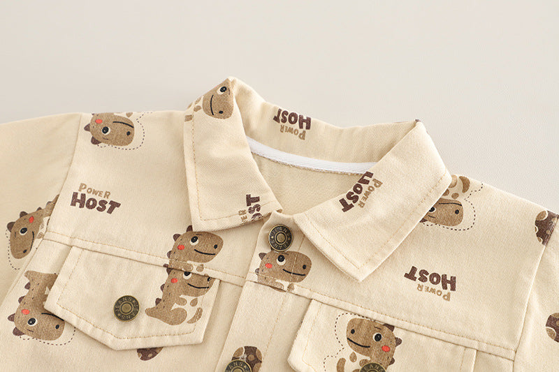 Conjunto Infantil 3 Peças Dinossauro