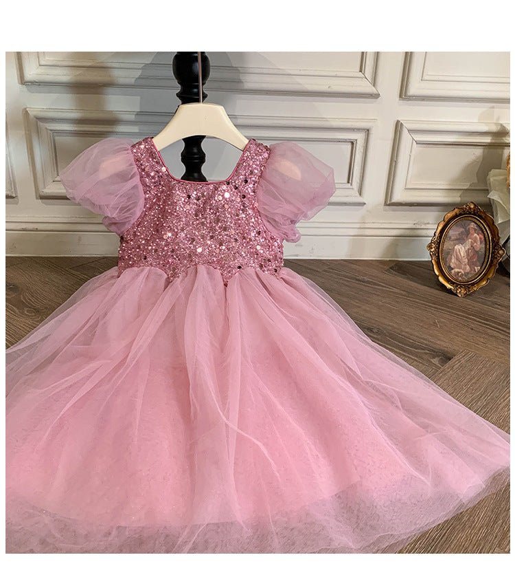 Vestido Infantil Princesa Brilhante