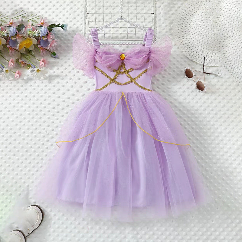 Vestido Infantil Princesa Brilhante