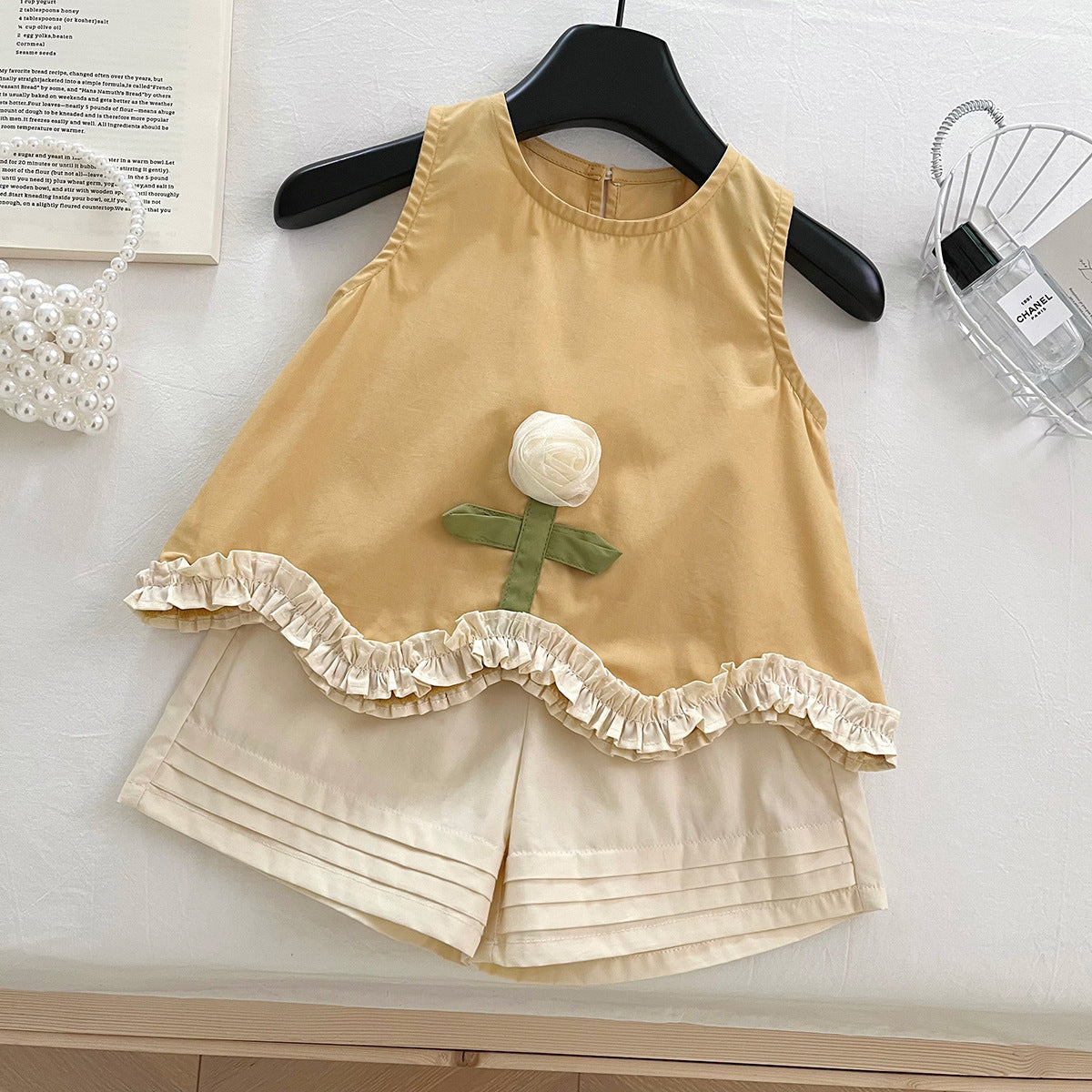 Conjunto Infantil Feminino Verão Florzinha