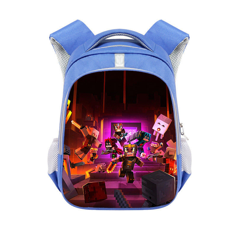 Mochila Escolar Infantil Minecraft