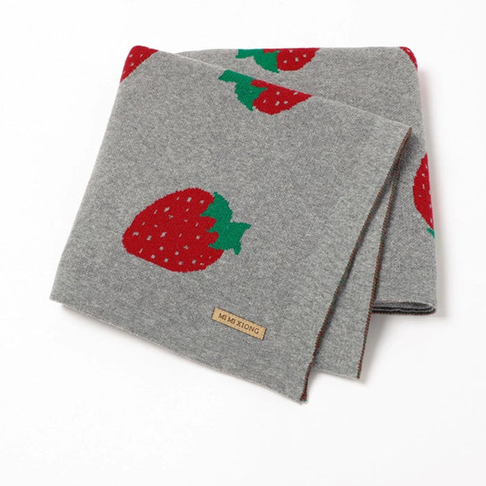 Manta Infantil Morangos