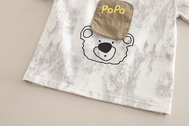 Conjunto Infantil Ursinho Bolsinhos