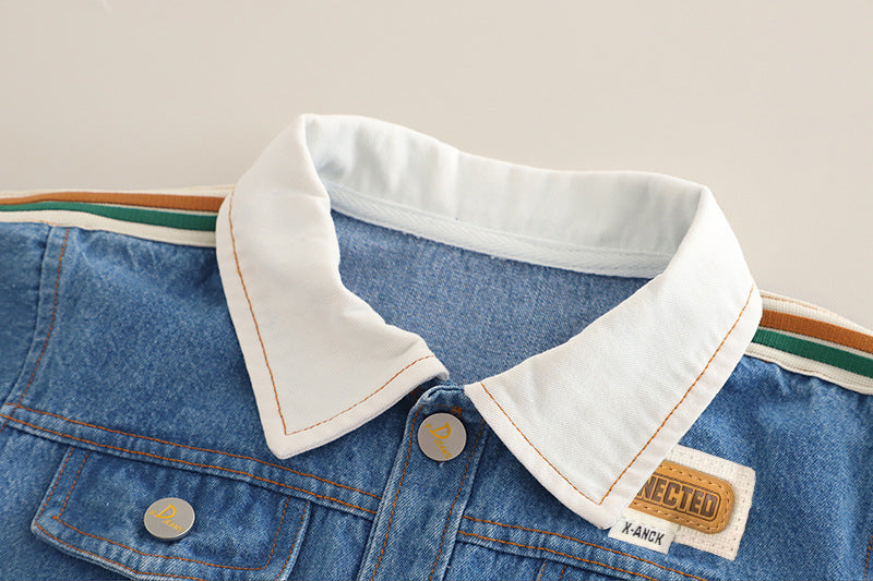 Conjunto Infantil Masculino Jeans 3 Peças