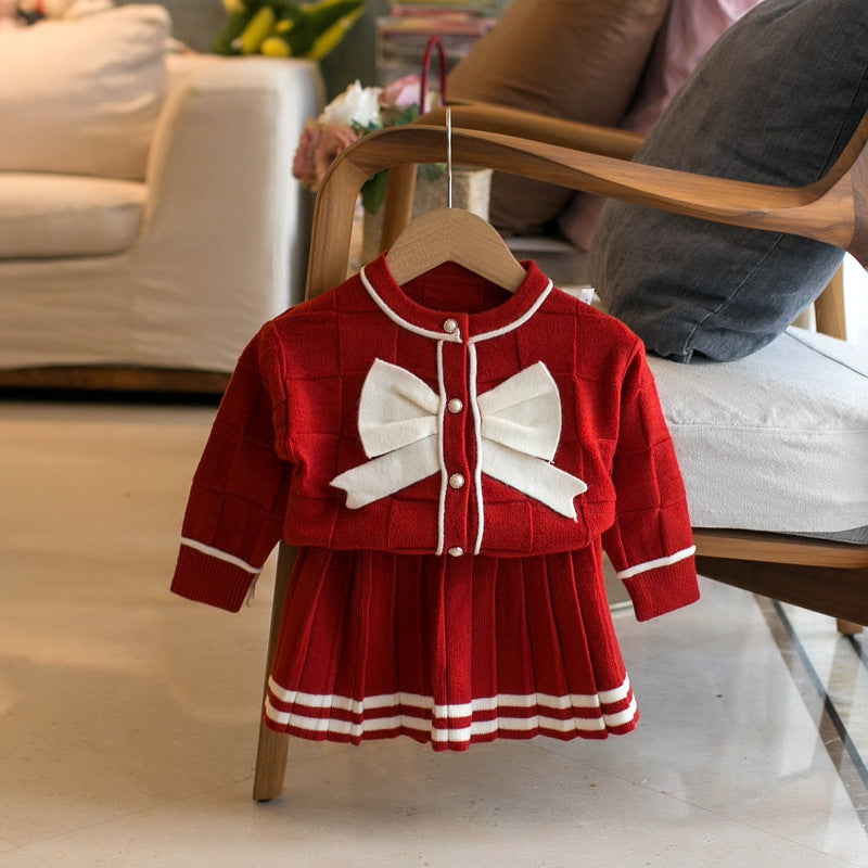 Conjunto Infantil Feminino Pérolas Lacinho