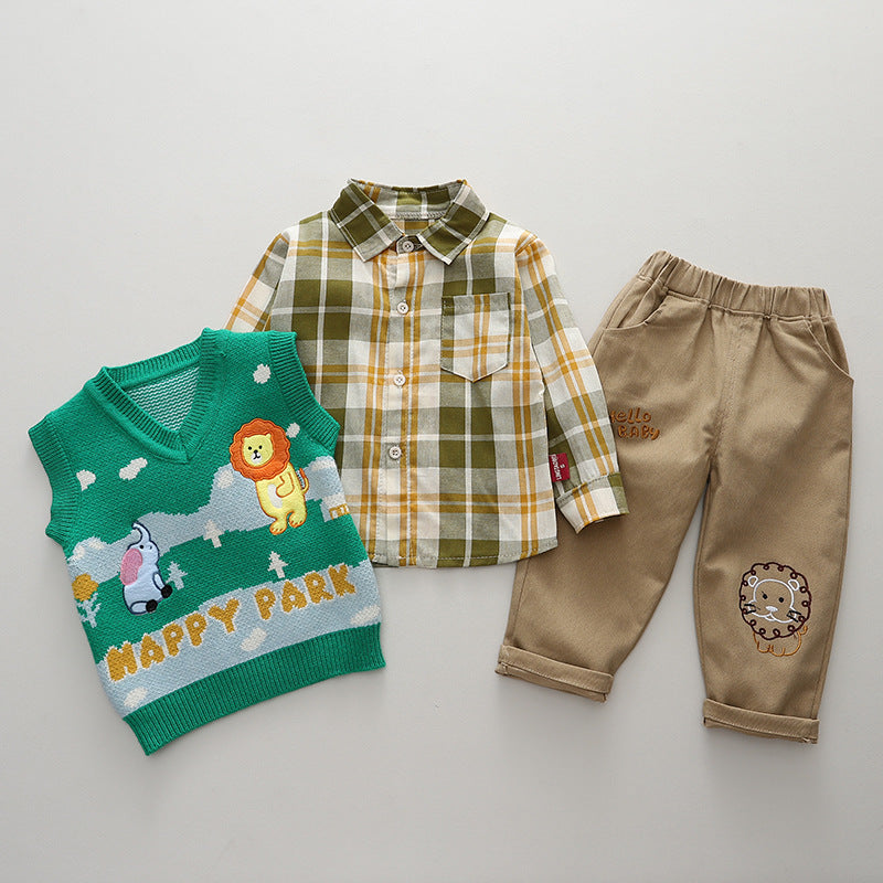 Conjunto Infantil 3 Peças Animais