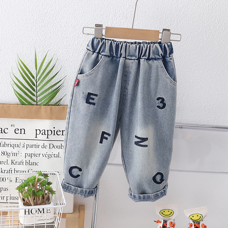 Calça Infantil Jeans Letrinhas