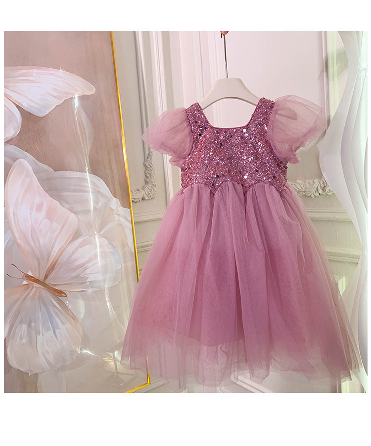 Vestido Infantil Princesa Brilhante