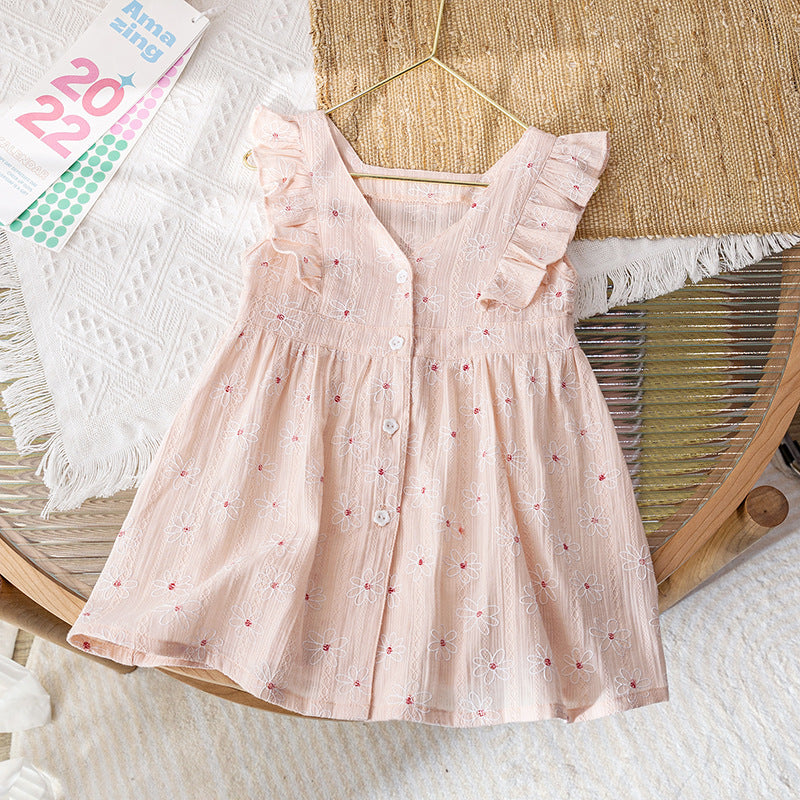 Vestido Infantil Verão Florzinhas