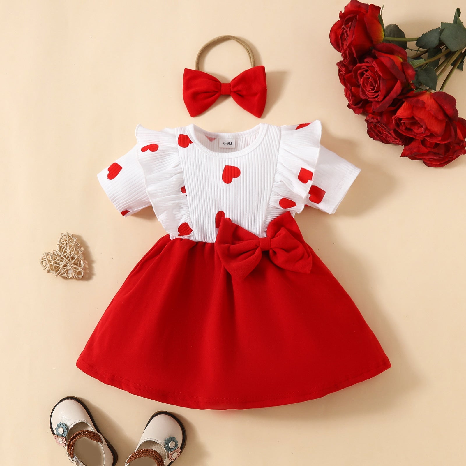 Vestido Infantil Coraçõeszinhos