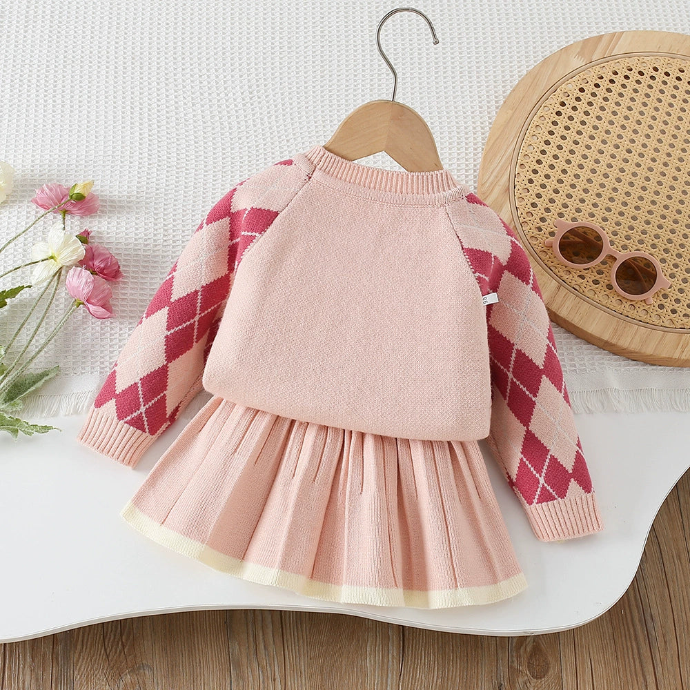 Conjunto Infantil Tricô Coelhinho