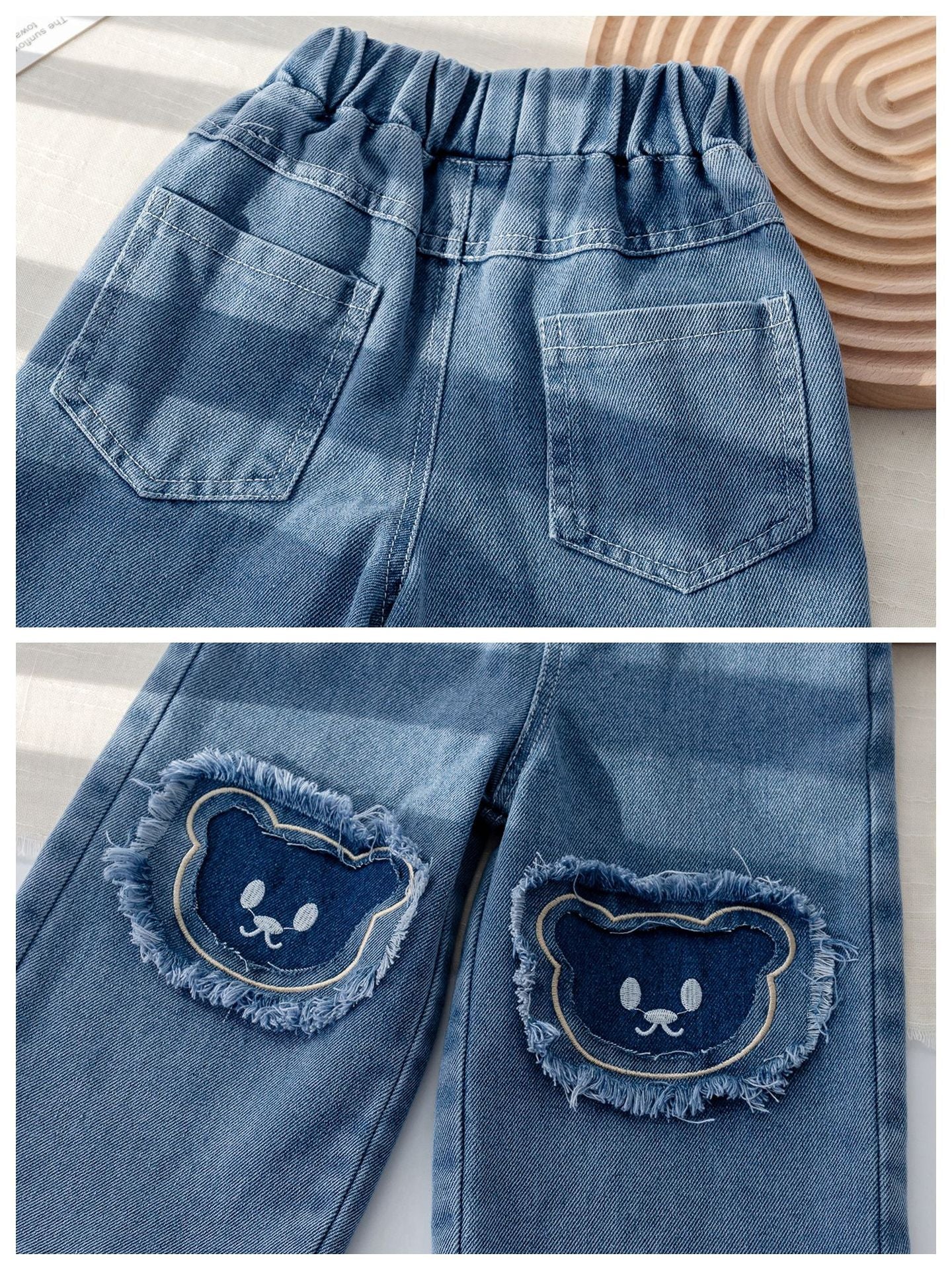 Calça Infantil Feminina Pantalona Ursinhos