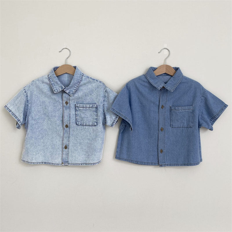 Conjunto Infantil Jeans Bolsinho