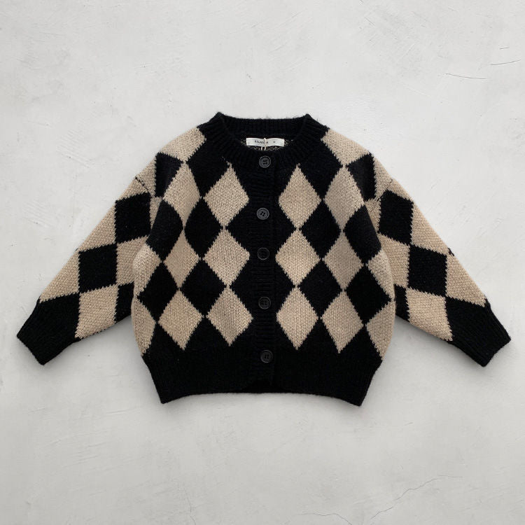 Suéter Infantil Inverno Geométrico