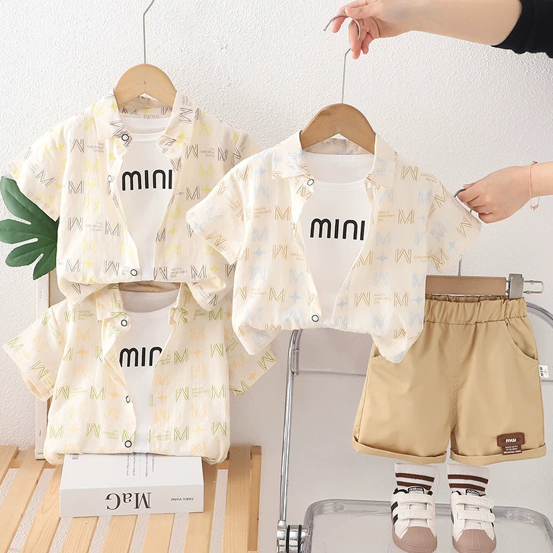 Conjunto Infantil Masculino M Verão