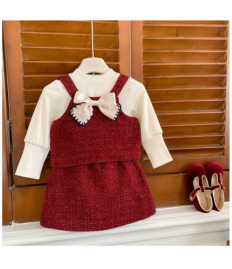 Conjunto Infantil Feminino 3 Peças Lacinho