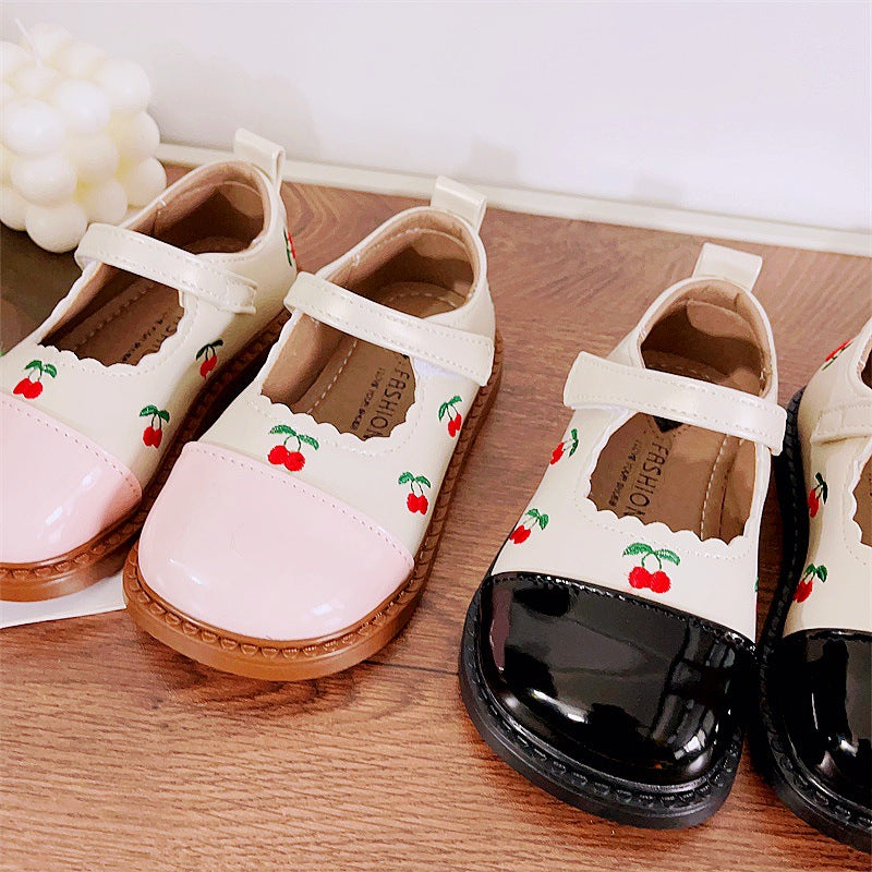 Sapato Infantil Feminino Fashion Cerejinhas
