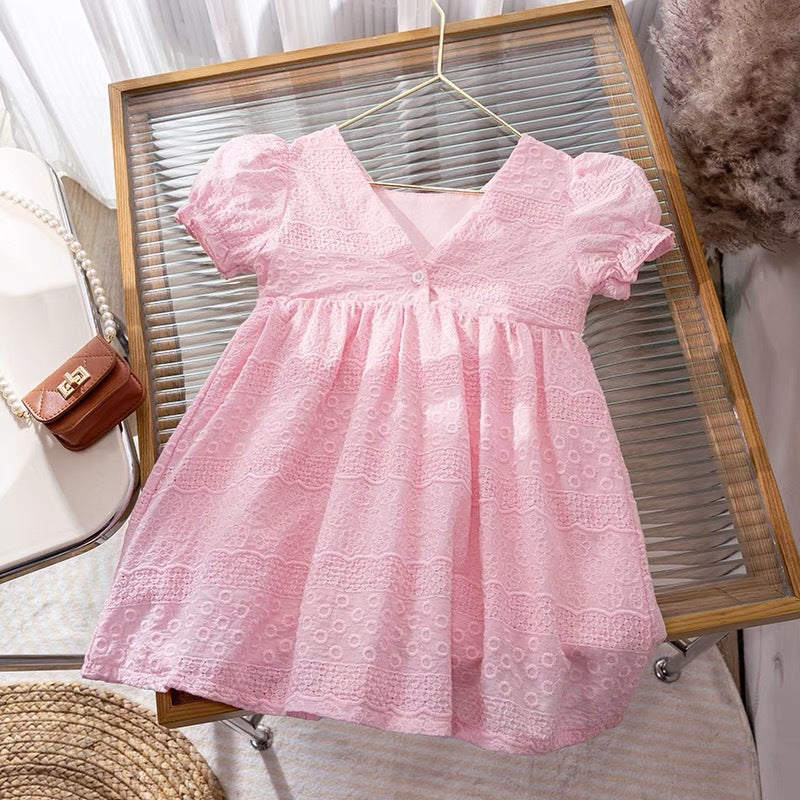 Vestido Infantil Delicado Floral