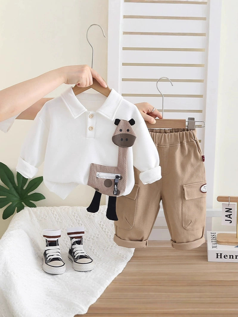 Conjunto Infantil Masculino Girafinha