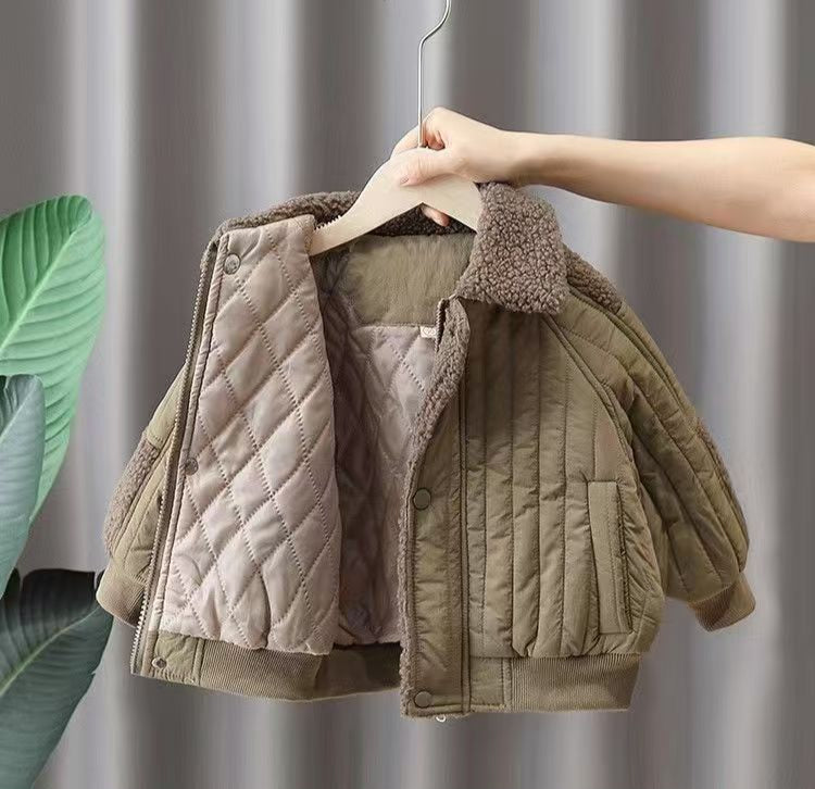 Casaco Infantil Masculino Acolchoado e Pelinhos