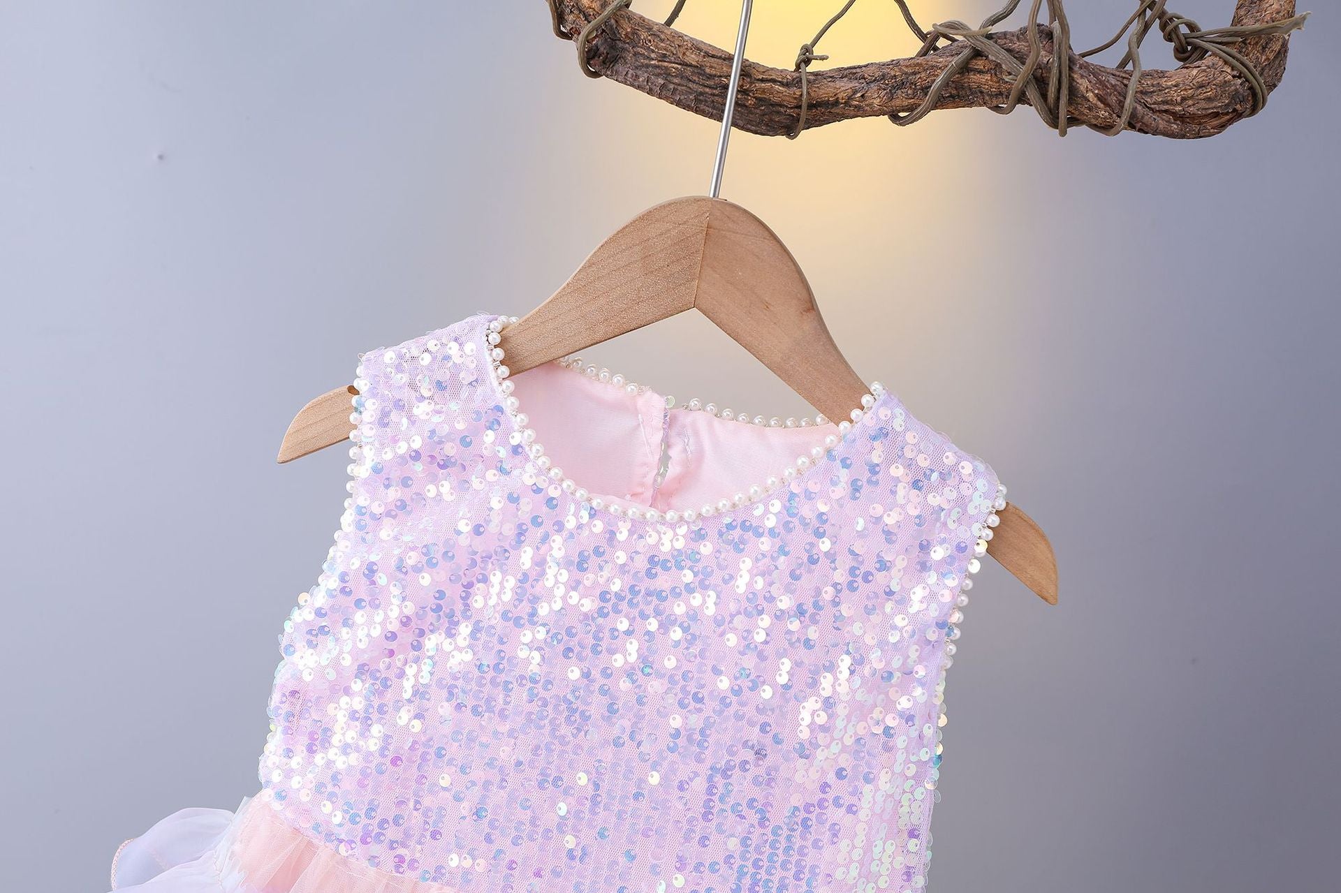 Vestido Infantil Brilhante Borboletinha