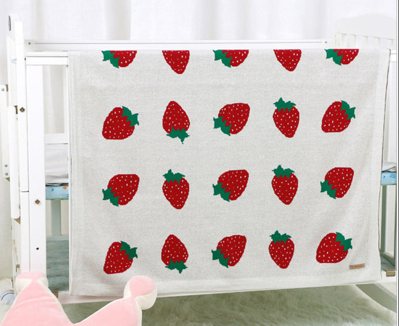 Manta Infantil Morangos