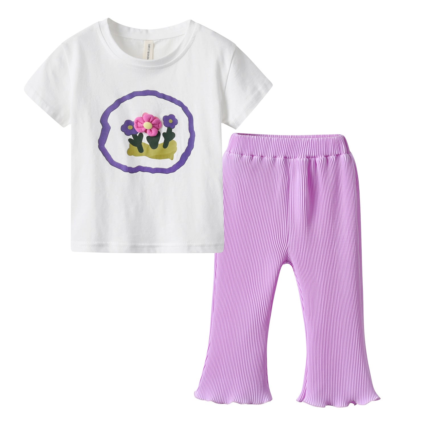 Conjunto Infantil Feminino Florzinhas