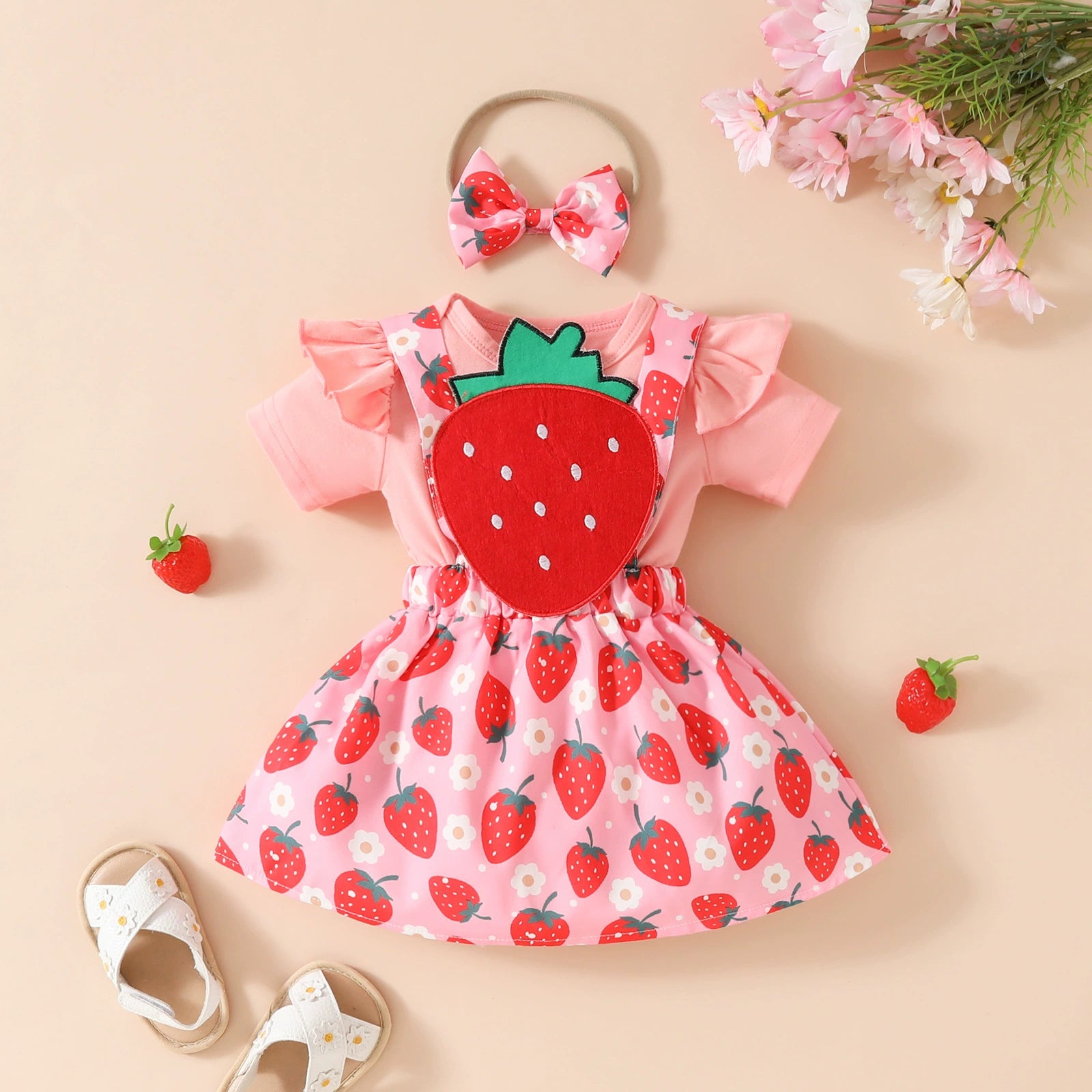 Conjunto Infantil Feminino Moranguinhos
