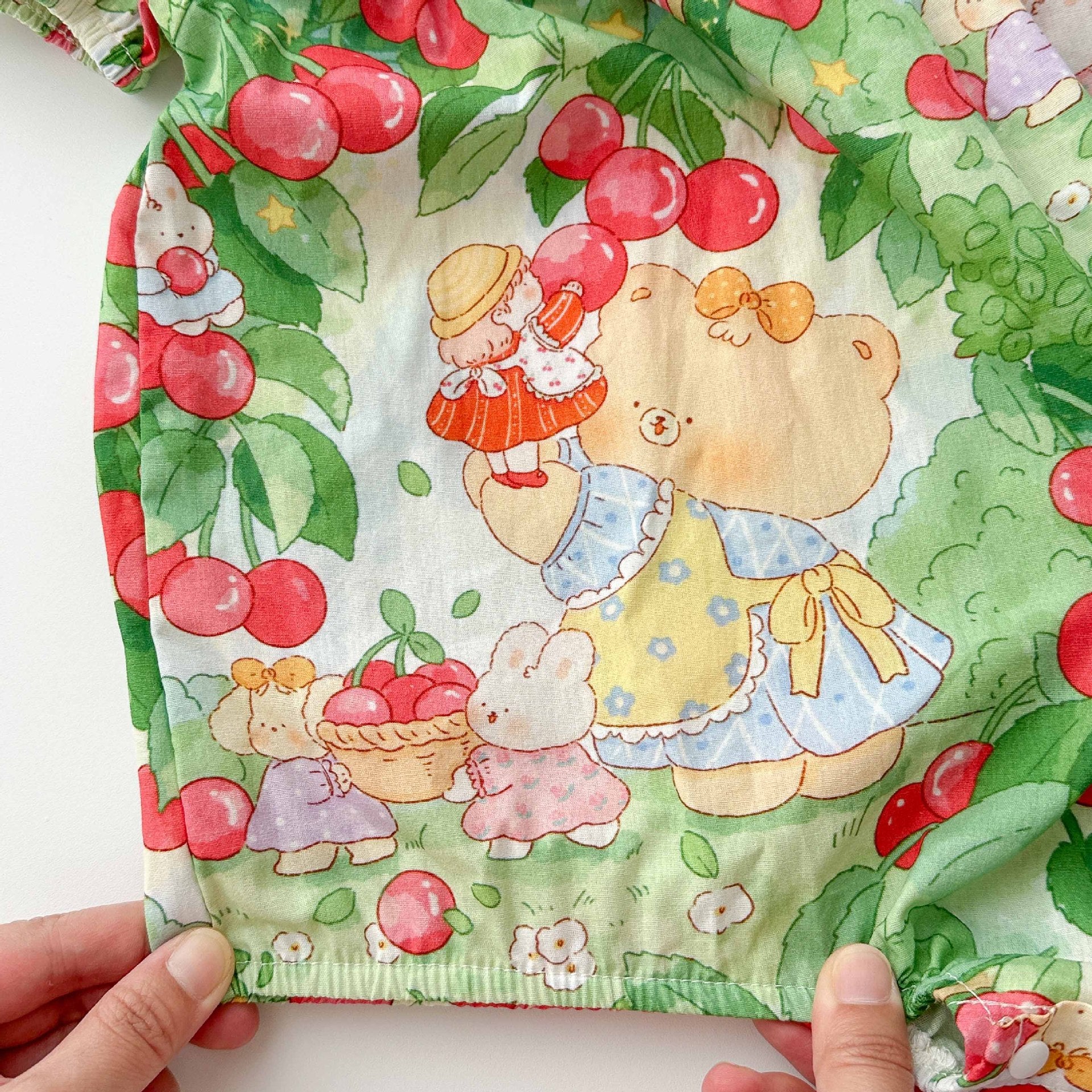 Body Infantil Feminino Cerejinhas