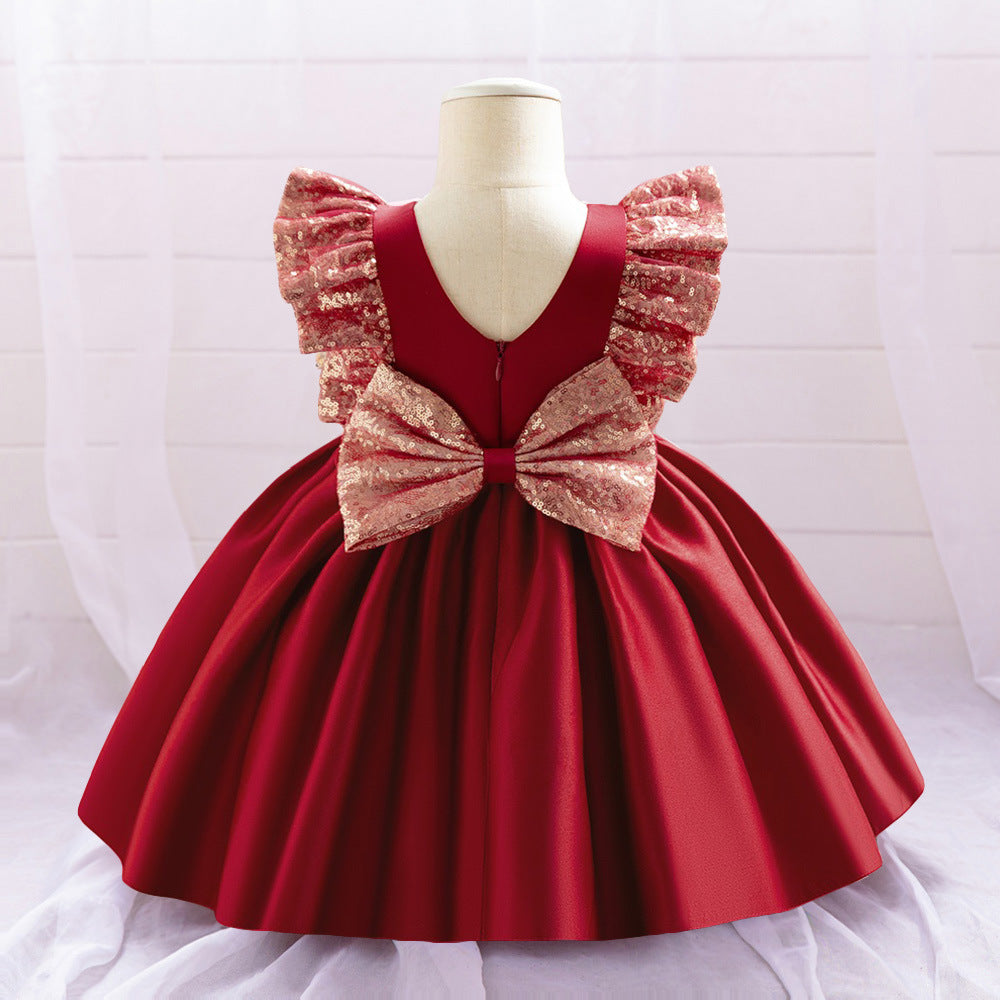 Vestido Infantil Manguinha Voadora