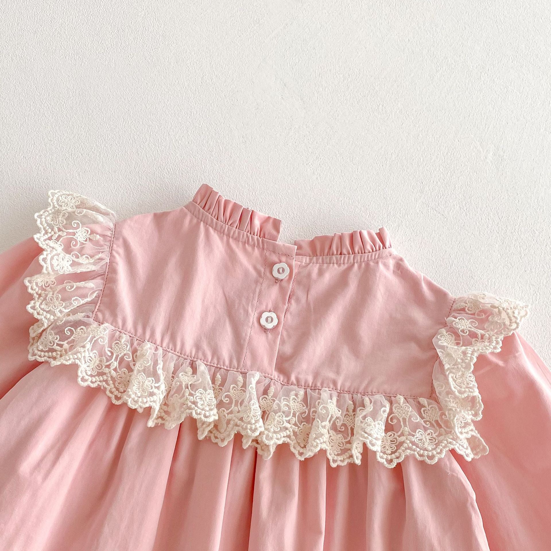 Vestido Infantil Bordadinho Lacinho