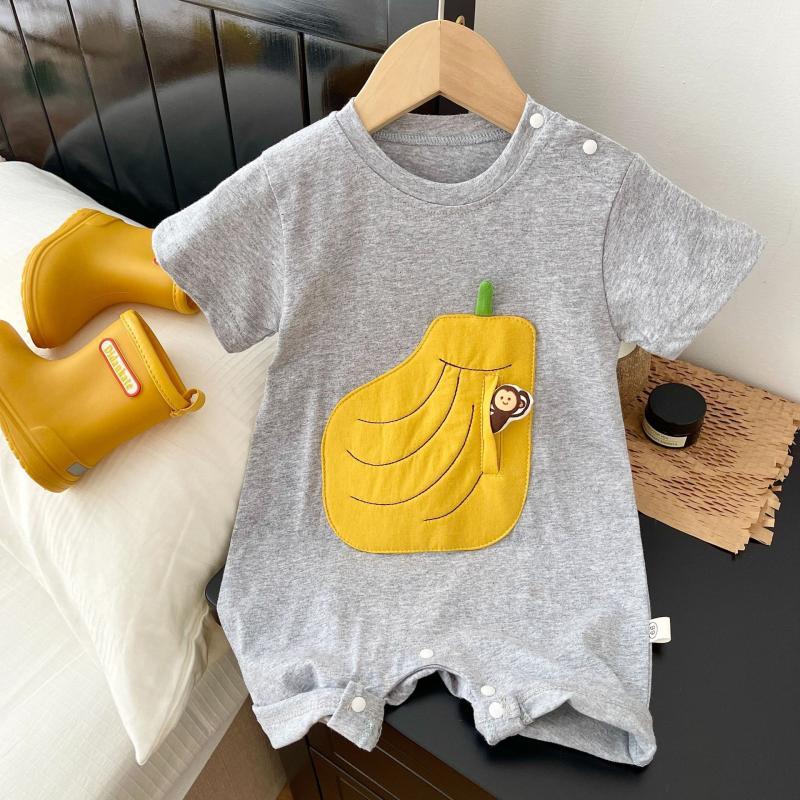 Macaquinho 100% Algodão Frutinhas