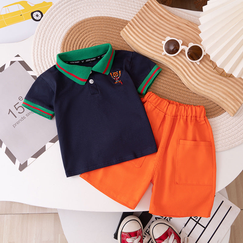 Conjunto Infantil Masculino Polo Verão