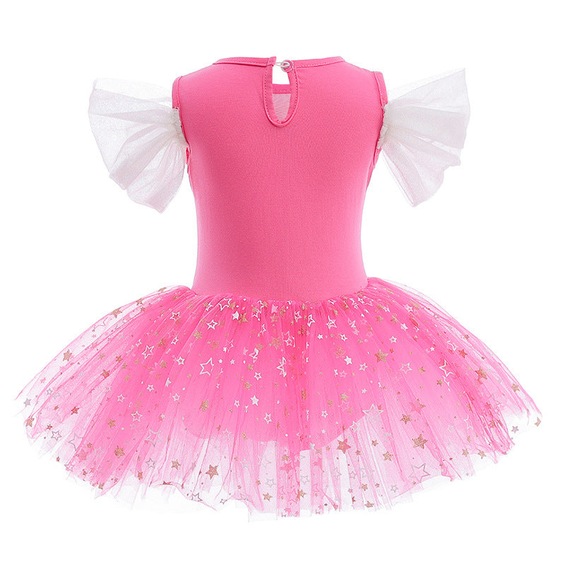 Vestido Infantil Princesa Estrelinhas