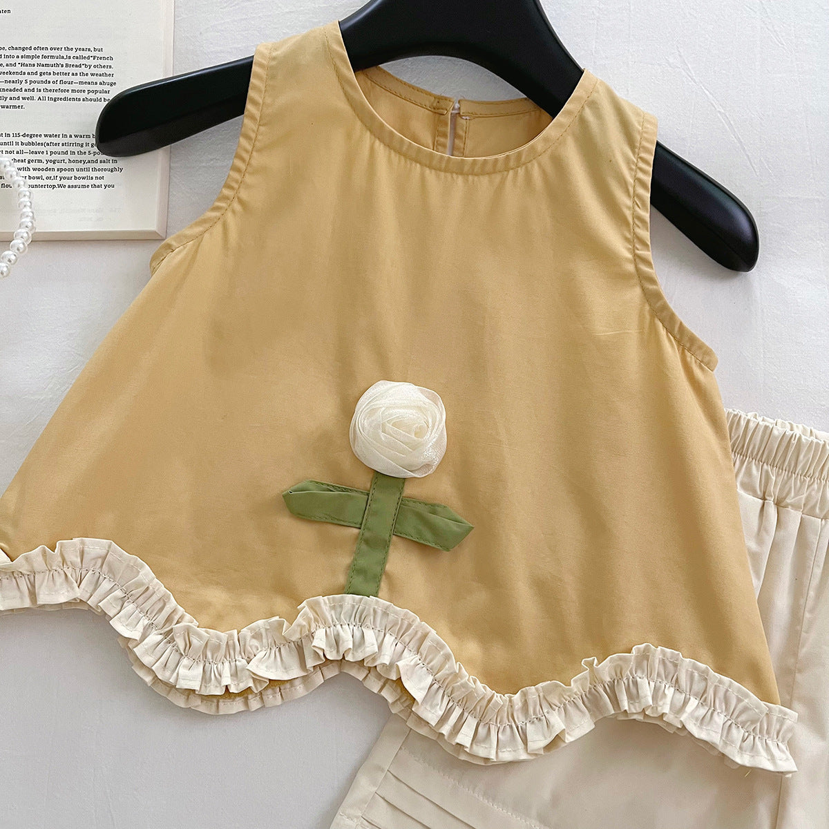 Conjunto Infantil Feminino Verão Florzinha