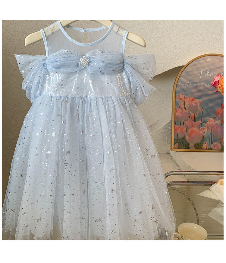 Vestido Infantil Princesa Brilhante