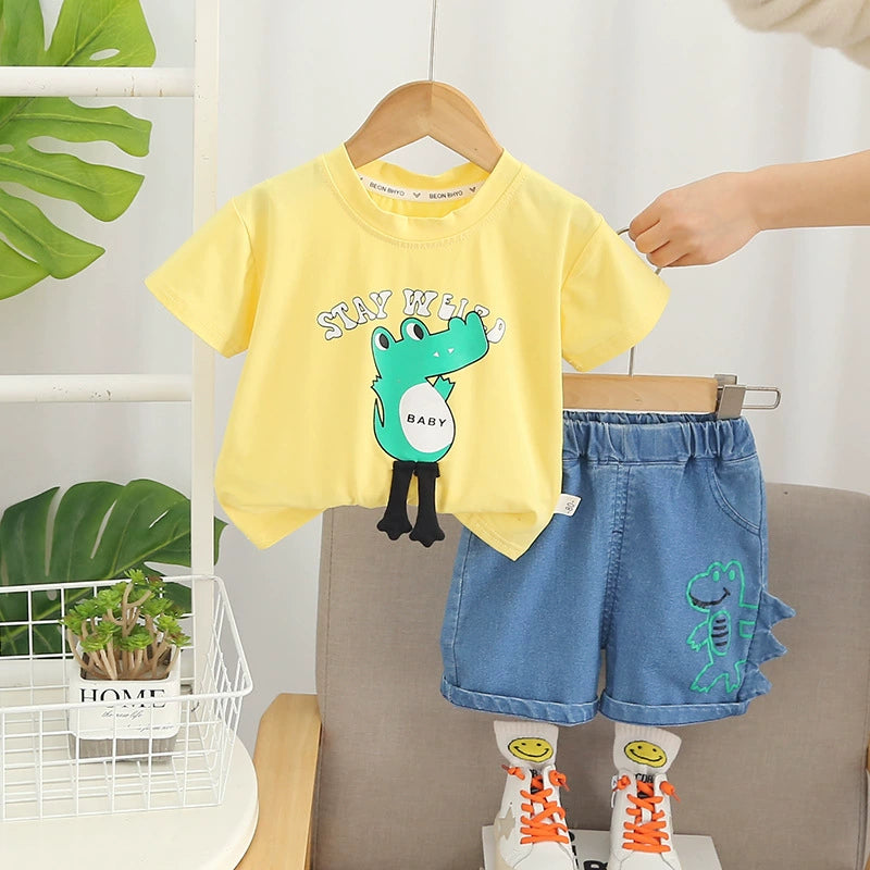 Conjunto Infantil Masculno Crocodilo