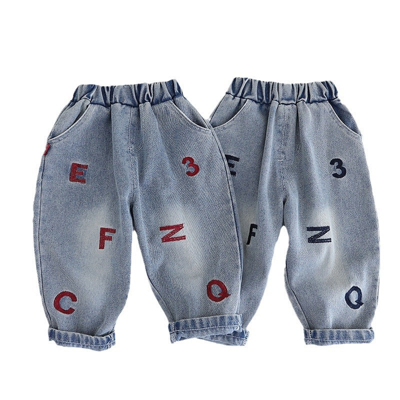 Calça Infantil Jeans Letrinhas